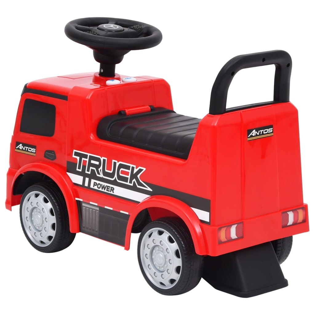 vidaXL Step Car Mercedes-Benz Truck Red