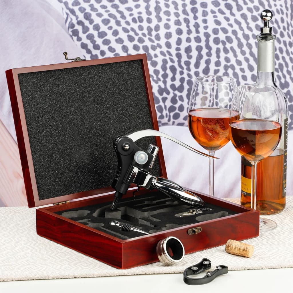 HI 10 Piece Wine Accessory Set with Case