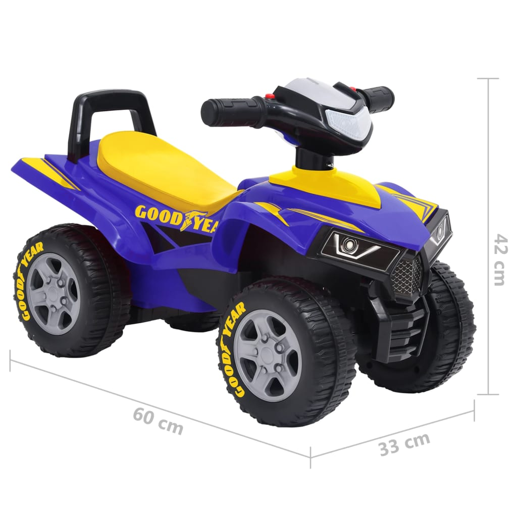 vidaXL Children's Ride-on Quad Good Year Blue