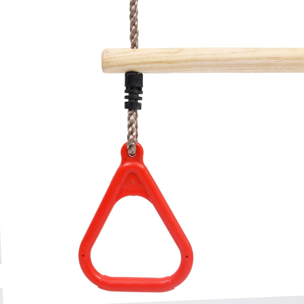 Trapeze Swing Bar with Rings