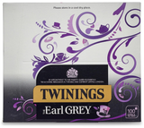 Twinings Earl Grey String & Tag Tea Bags Sachets One Full Pack Box x100 Servings
