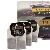 Twinings Earl Grey String & Tag Tea Bags Sachets One Full Pack Box x100 Servings