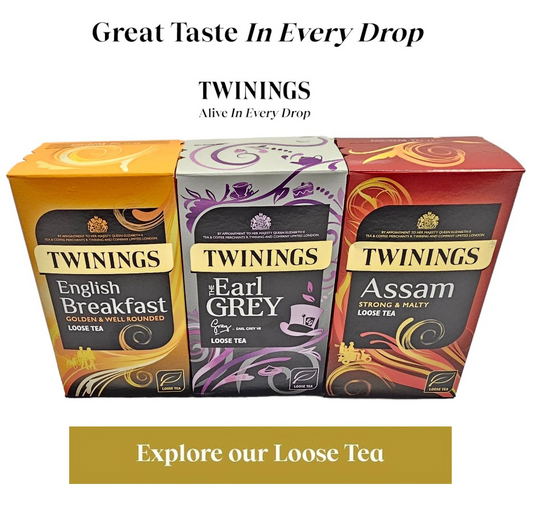 Twinings Loose Leaf Tea Strong Bold & Malty - English Breakfast, Earl Grey, Assam