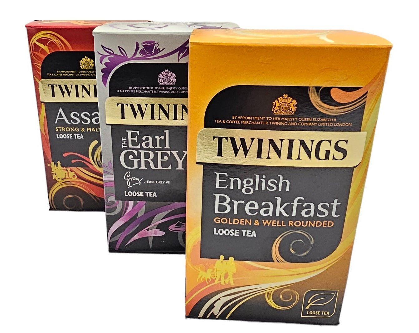 Twinings Loose Leaf Tea Strong Bold & Malty - English Breakfast, Earl Grey, Assam