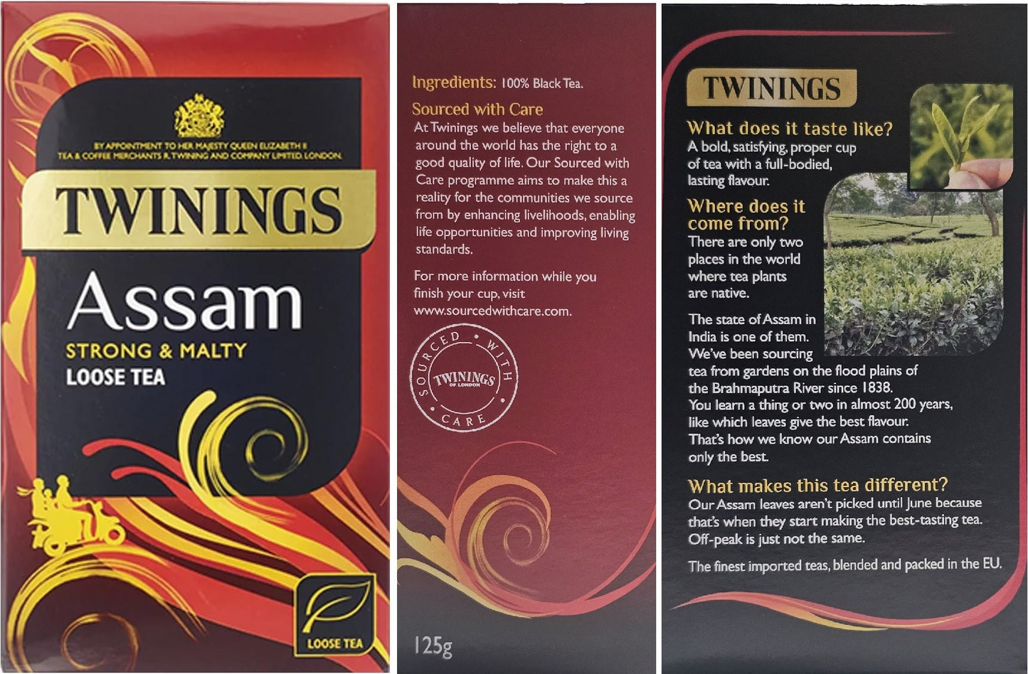 Twinings Loose Leaf Tea Strong Bold & Malty - English Breakfast, Earl Grey, Assam