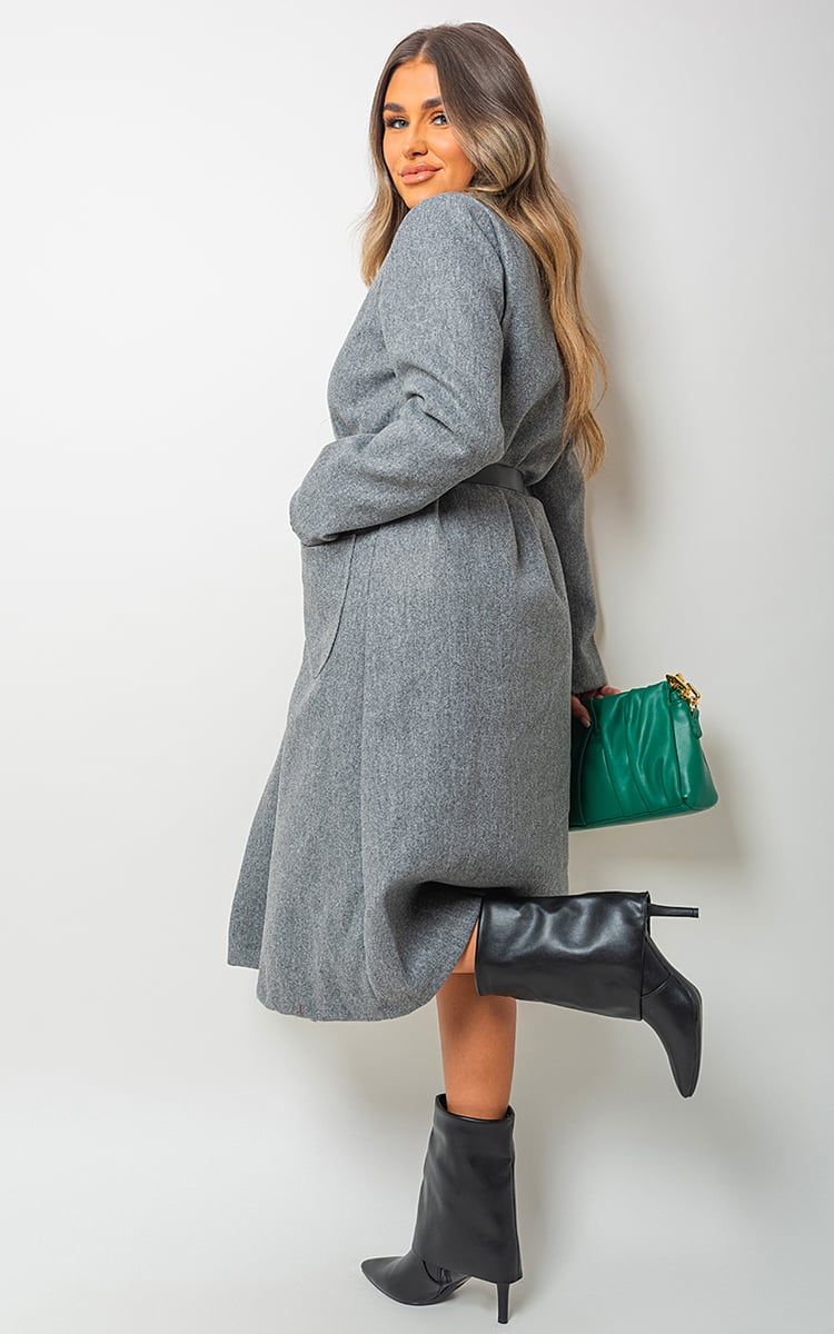 Longline Belted Trench Coat