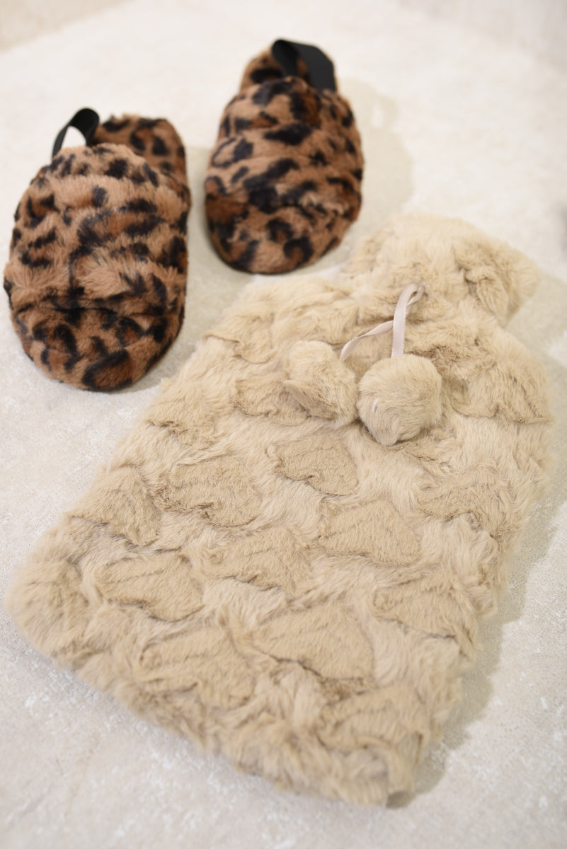 Ivy Faux Fur Hot Water Bottle