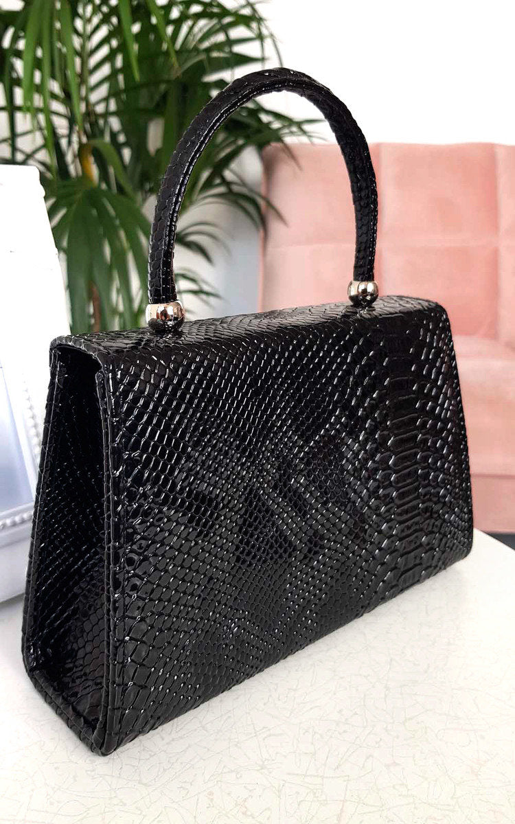 Croc Print Handbag