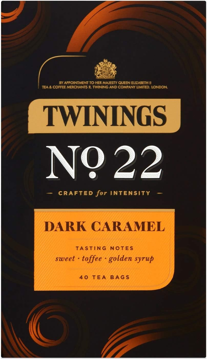 Twinings Nr22 Dark Caramel Nr 29 Chai String & Tag Tea Bags Limited Edition Pack