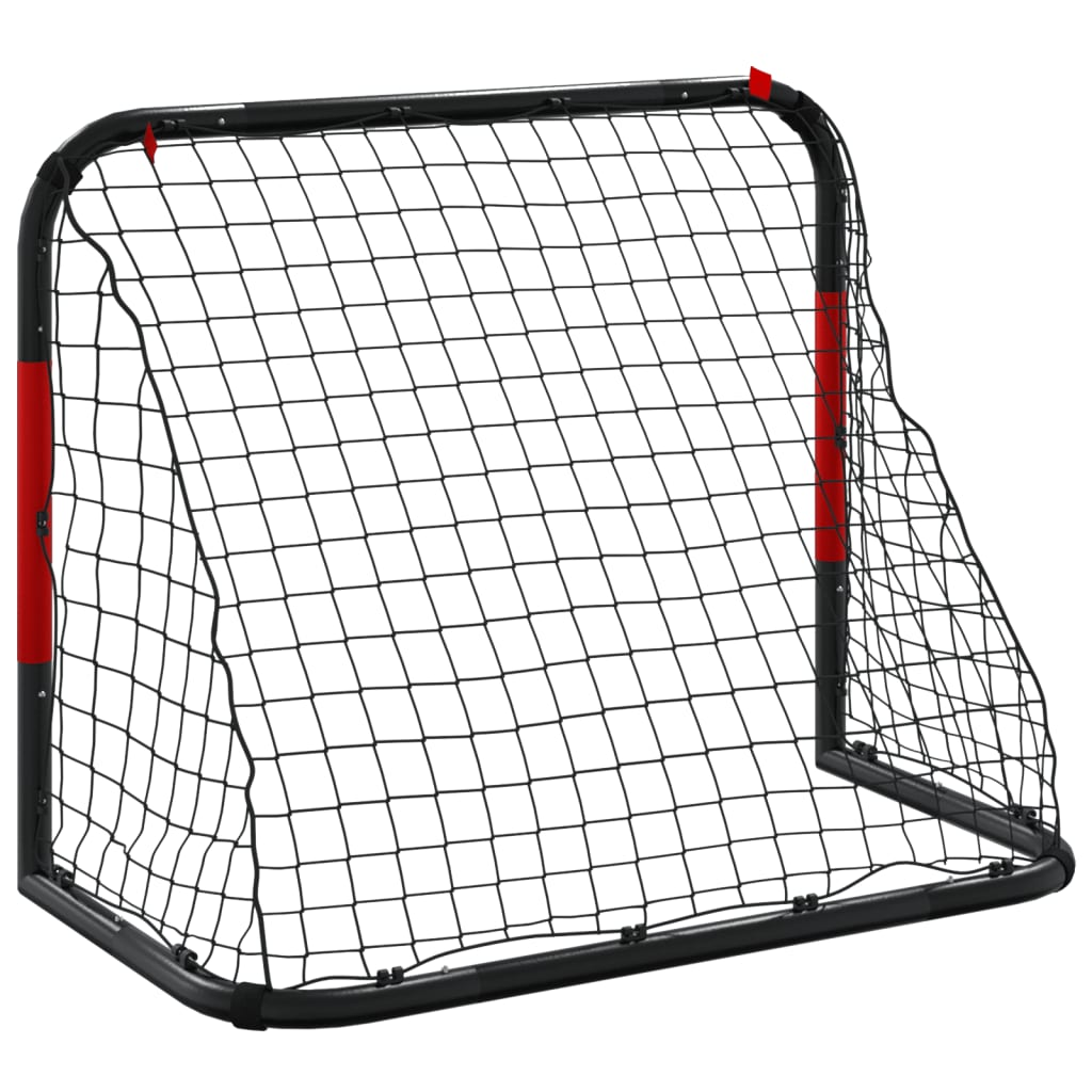 vidaXL Soccer Goal with Net Red and Black 90x48x71 cm Steel