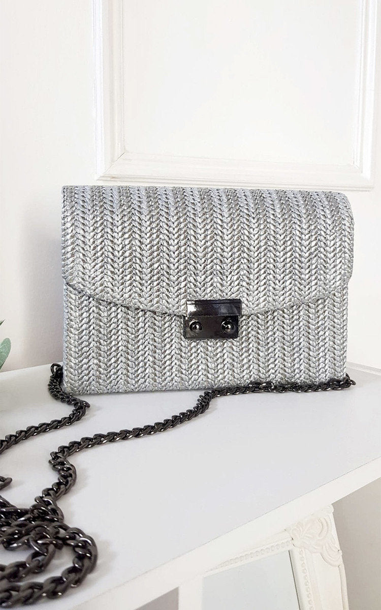 Quilted Chain Detail Handbag