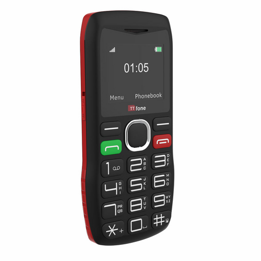 TTfone TT880 Easy-to-Use Big Button Mobile with USB C Cable