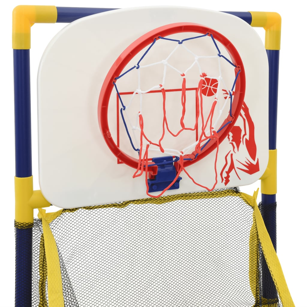 Arcade Basketball Game Set with Ball and Pump 45x86x127 cm