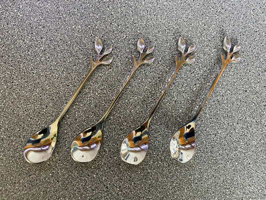 Vintage Leafy Spoons