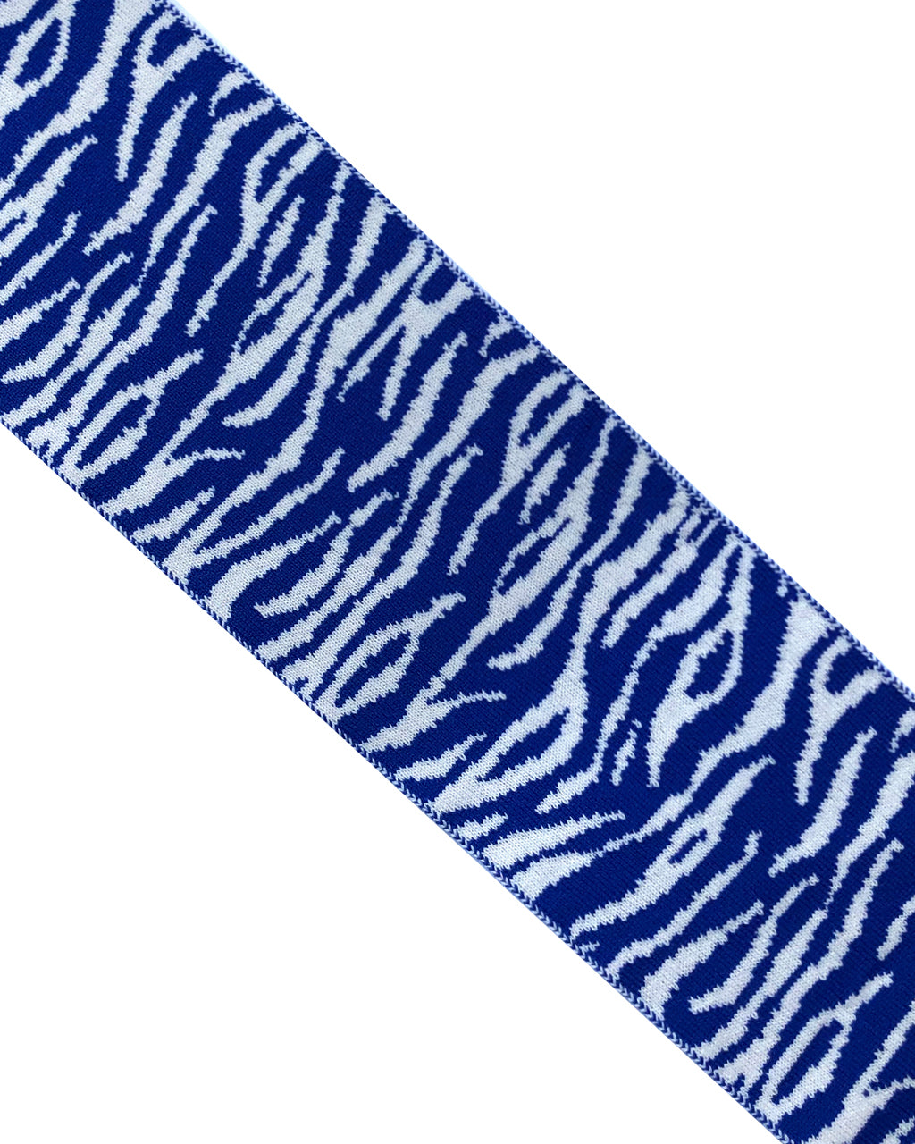 Tiger Wool & Cashmere Scarf Electric Blue