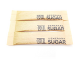 Tate & Lyle Sugar Individual Sticks Sachets White and Brown Demerara Granulated