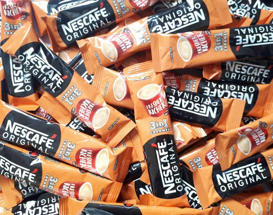 Nescafe 3in1 Original Caramel Coffee Sachets