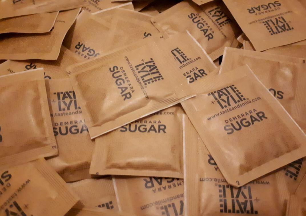 2000 Brown Granulated Demerara Sugar Sachets