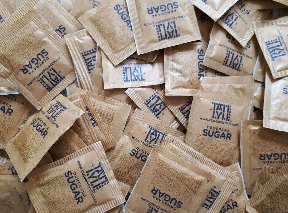 2000 Brown Granulated Demerara Sugar Sachets