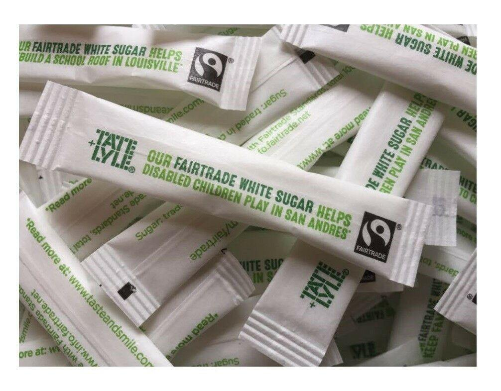 2000 White Granulated Sugar Sticks Sachets