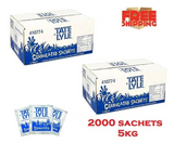 TATE & LYLE White Granulated Sugar 2000 Individual Sachets Sticks