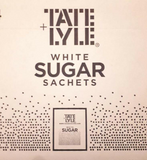 TATE & LYLE White Granulated Sugar 2000 Individual Sachets Sticks