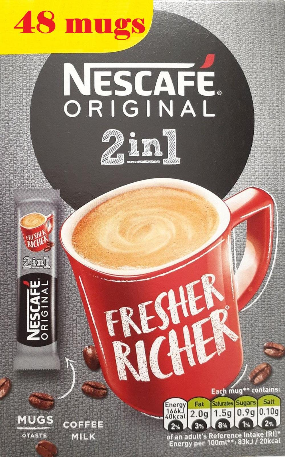 Nescafe 2in1 Original Individual Instant Coffee Sachets