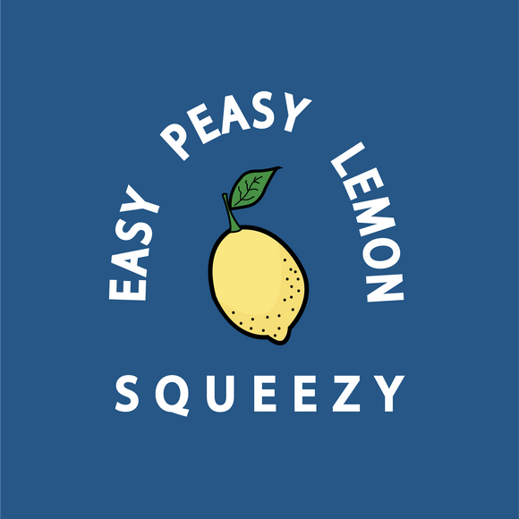 Easy Peasy Lemon Squeezy - Organic Cotton Tote Bag