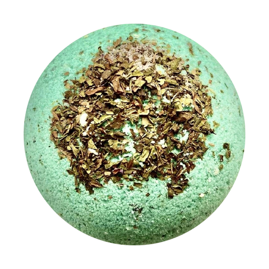 Therapeutic Bath Bomb - Rosemary & Peppermint Essential Oils