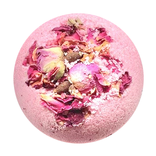 Therapeutic Bath Bomb - Rose & Palmarosa Essential Oils