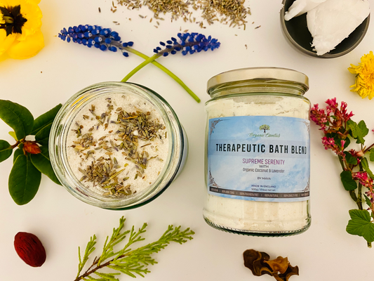 Luxury Bath Blend - Supreme Serenity - Organic Coconut & Lavender