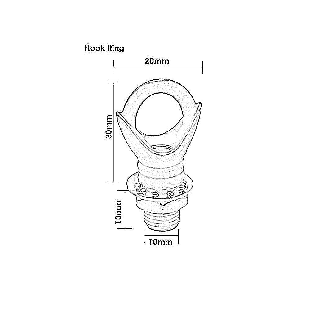 Copper Hook Ring Vintage Iron Ceiling Hook For Pendants Fixtures Chandelier Hanging Light Holder~2916