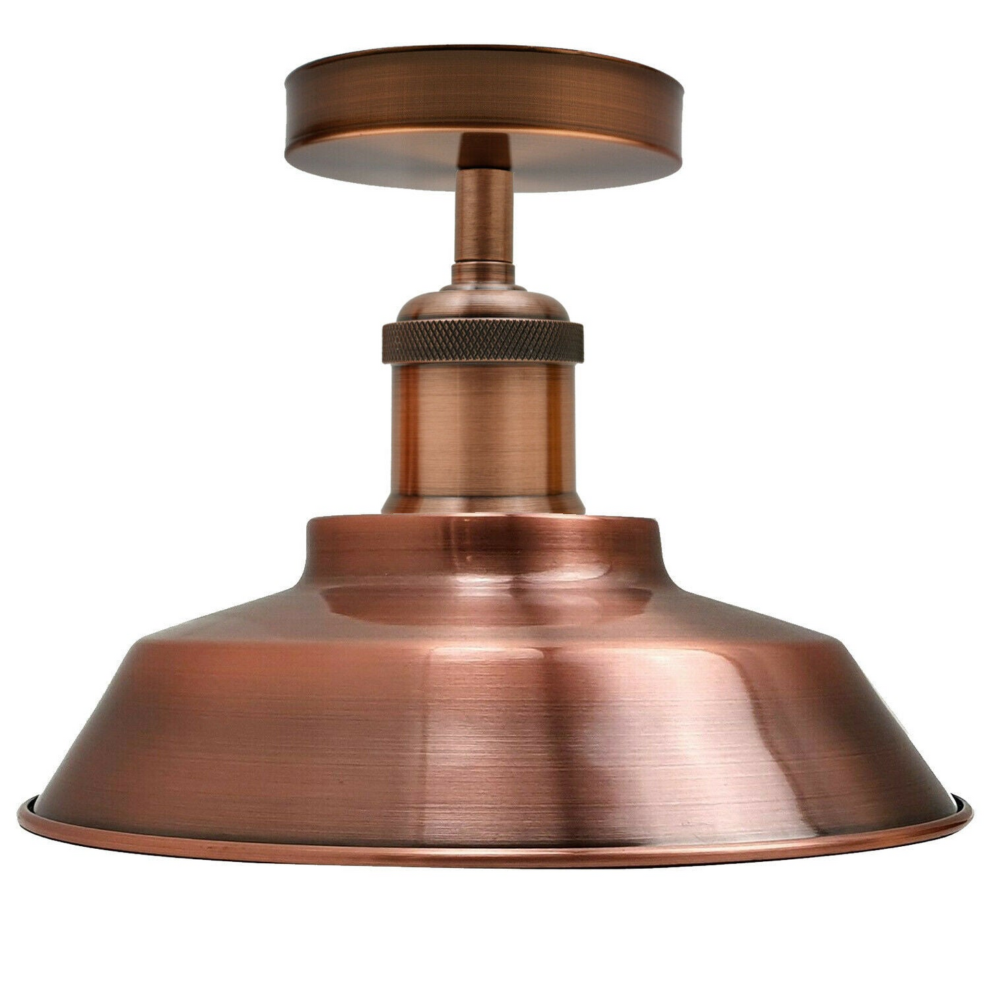 Ceiling Light Retro Flush Mount Ceiling Lamp Shade Fitting Copper~1927