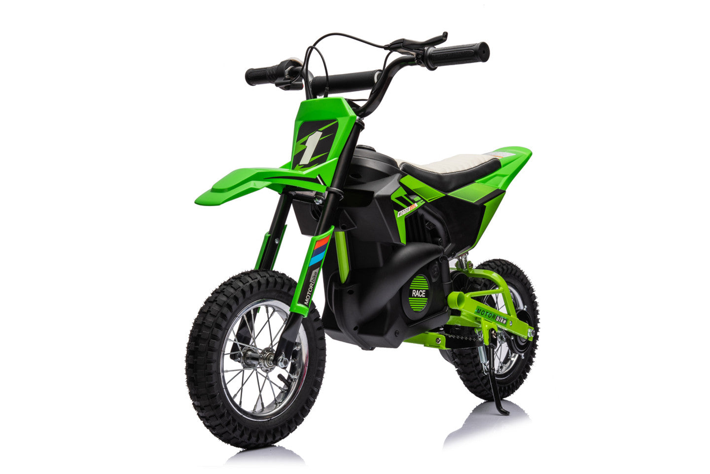 Dirt Race Scrambler 24V Electric Ride On Motorbike Green