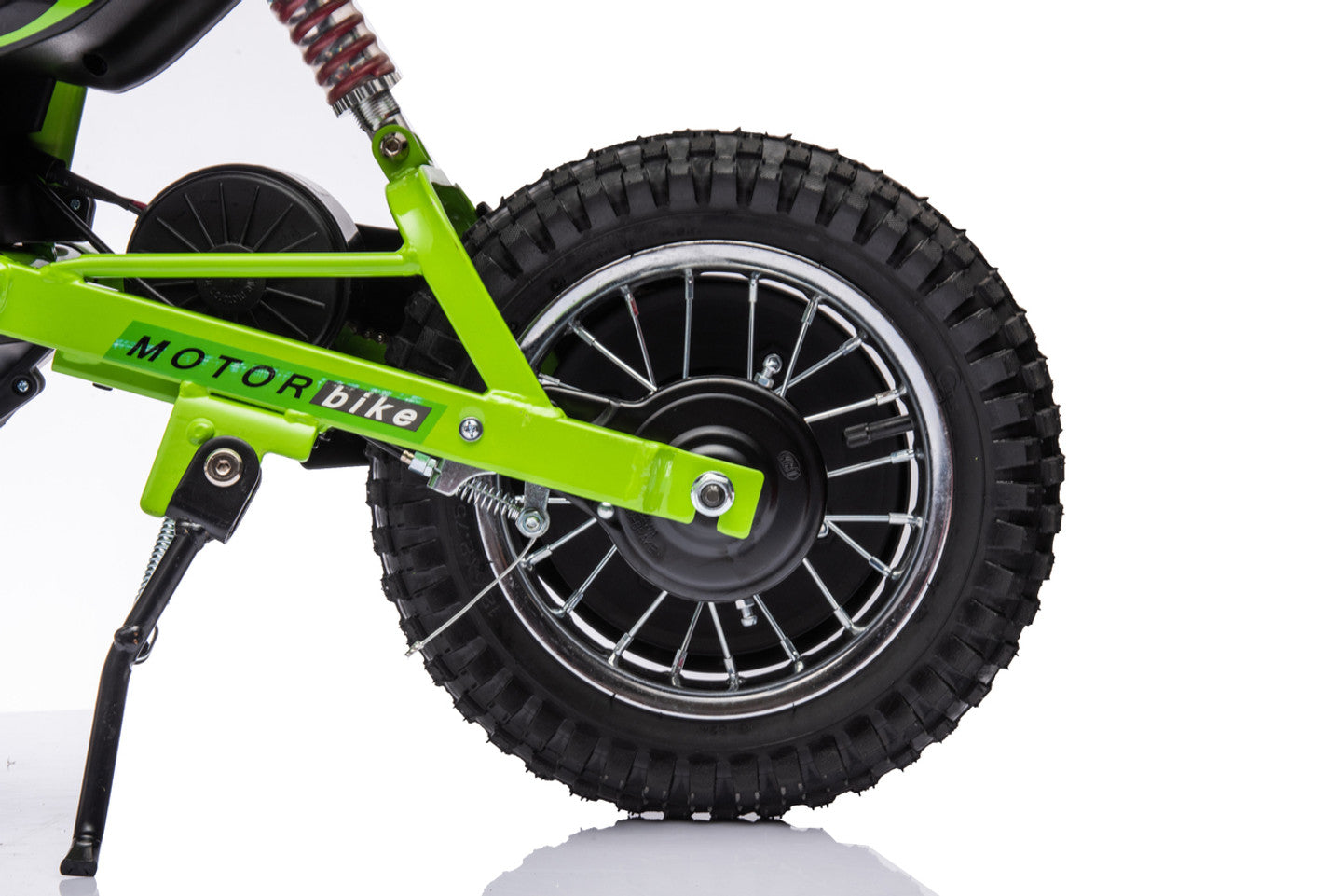 Dirt Race Scrambler 24V Electric Ride On Motorbike Green