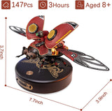 Robotime Rokr Scout Beetle Metal 3D Puzzles Games Punk Style Gift For Birthday Easy Assembly Mechanical Design DIY Toys - MI02