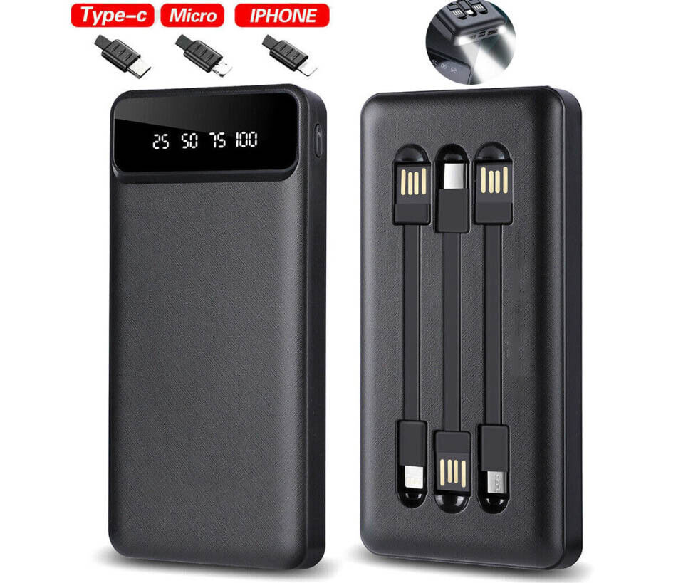 6000mah Mobile Power Bank Mobile Phone Backup Battery Convenient Charging UK