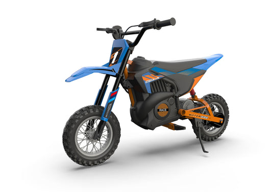 Dirt Race Scrambler 24V Electric Ride On Motorbike Blue