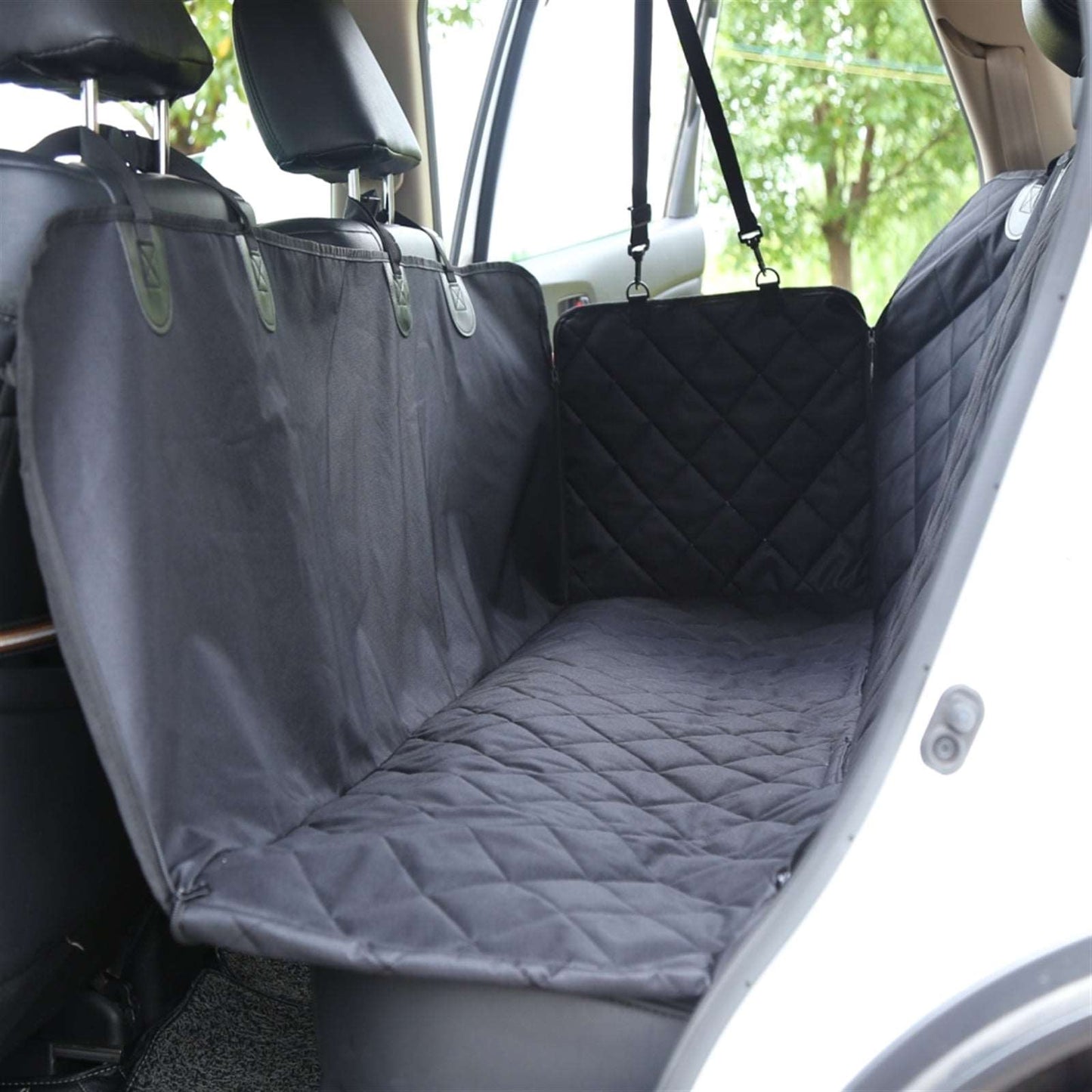 100% Waterproof Pet Seat Cover Car Seat Cover, Scratch Proof & Nonslip Backing & Hammock, Quilted, Padded,