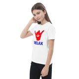 Skydiving Relax Organic cotton kids t-shirt