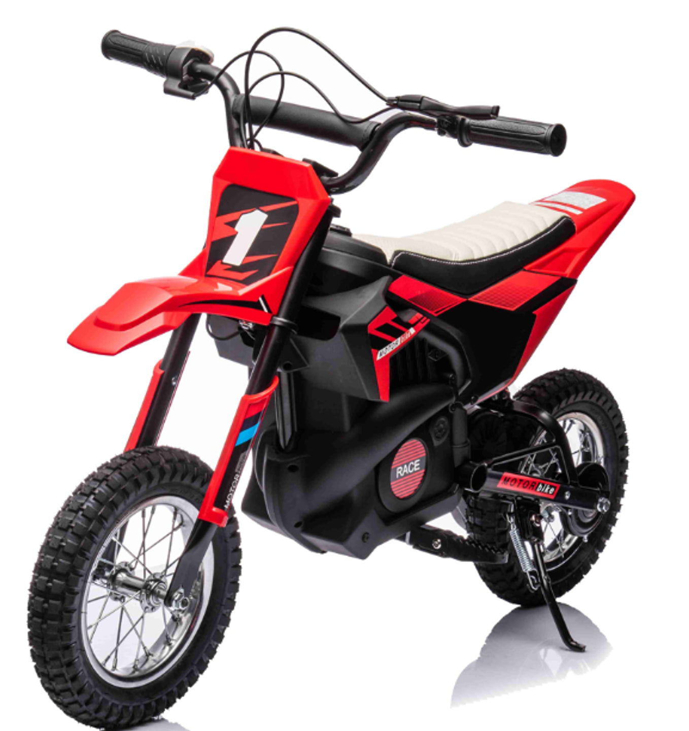 Dirt Race Scrambler 24V Electric Ride On Motorbike Red