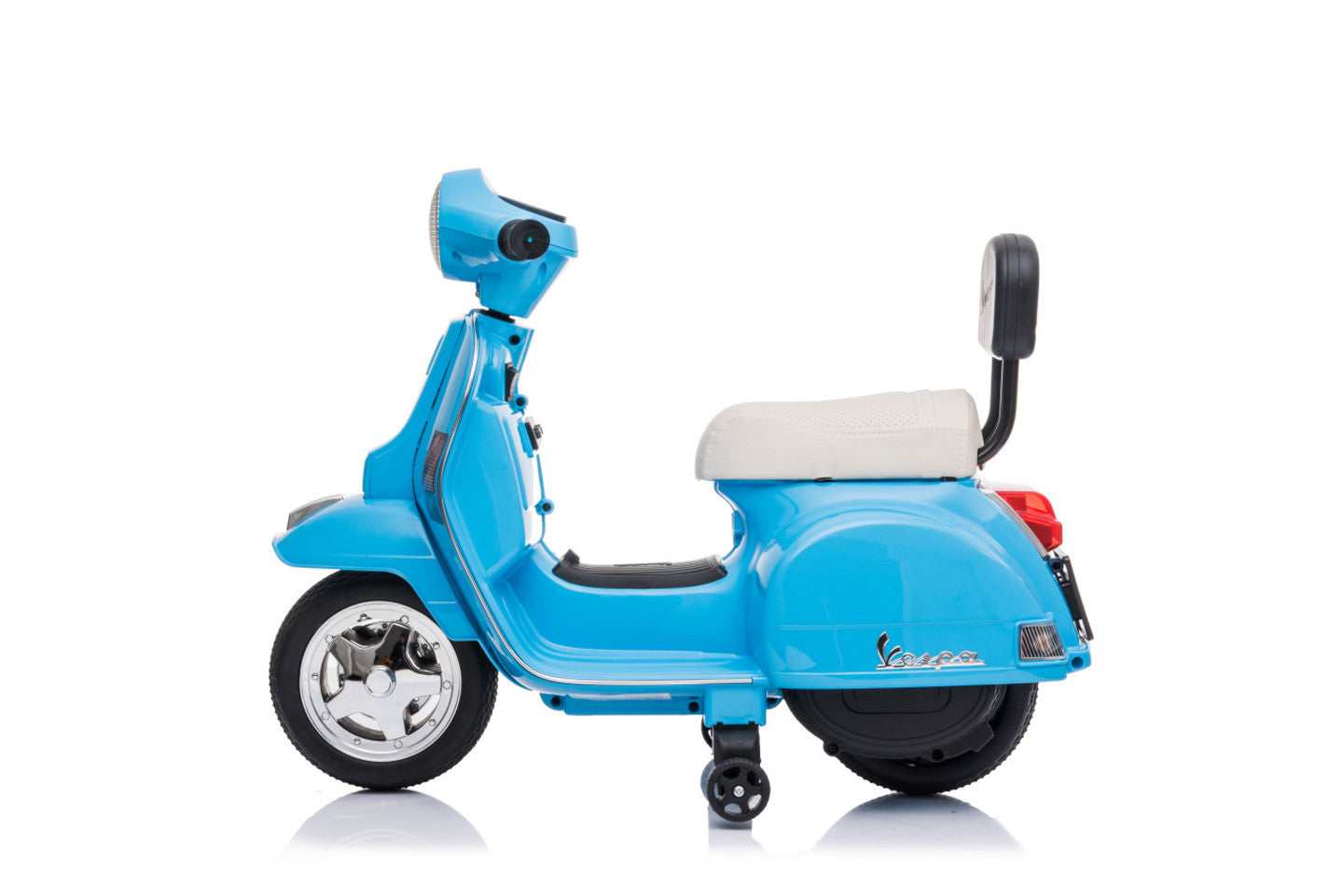 Licensed Vespa 6V Electric Ride On Motorbike Blue