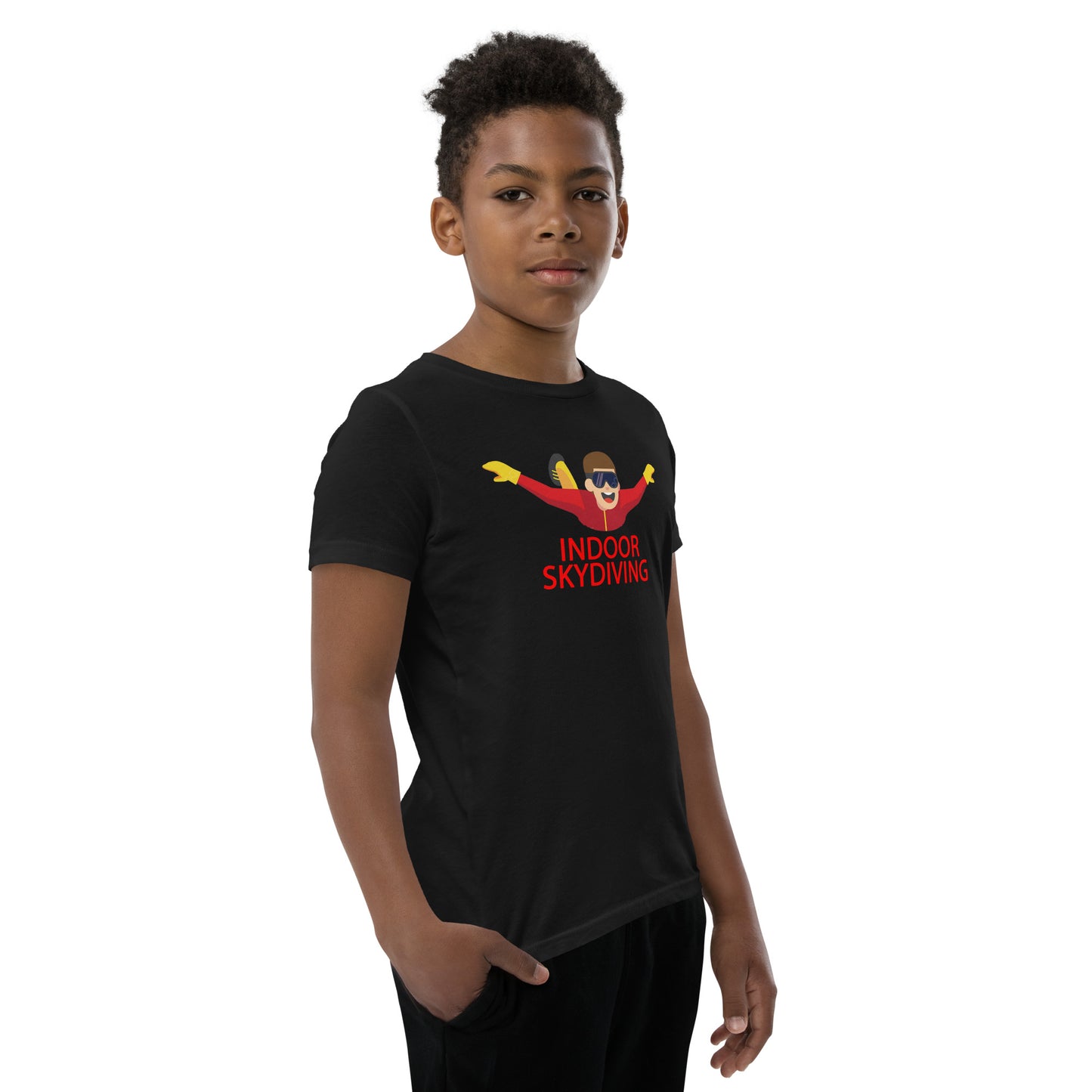 Indoor Skydiving Youth Short Sleeve T-Shirt