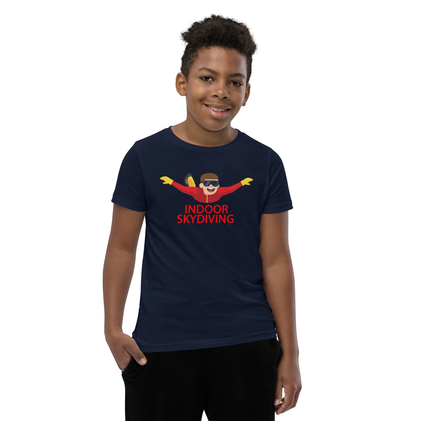 Indoor Skydiving Youth Short Sleeve T-Shirt