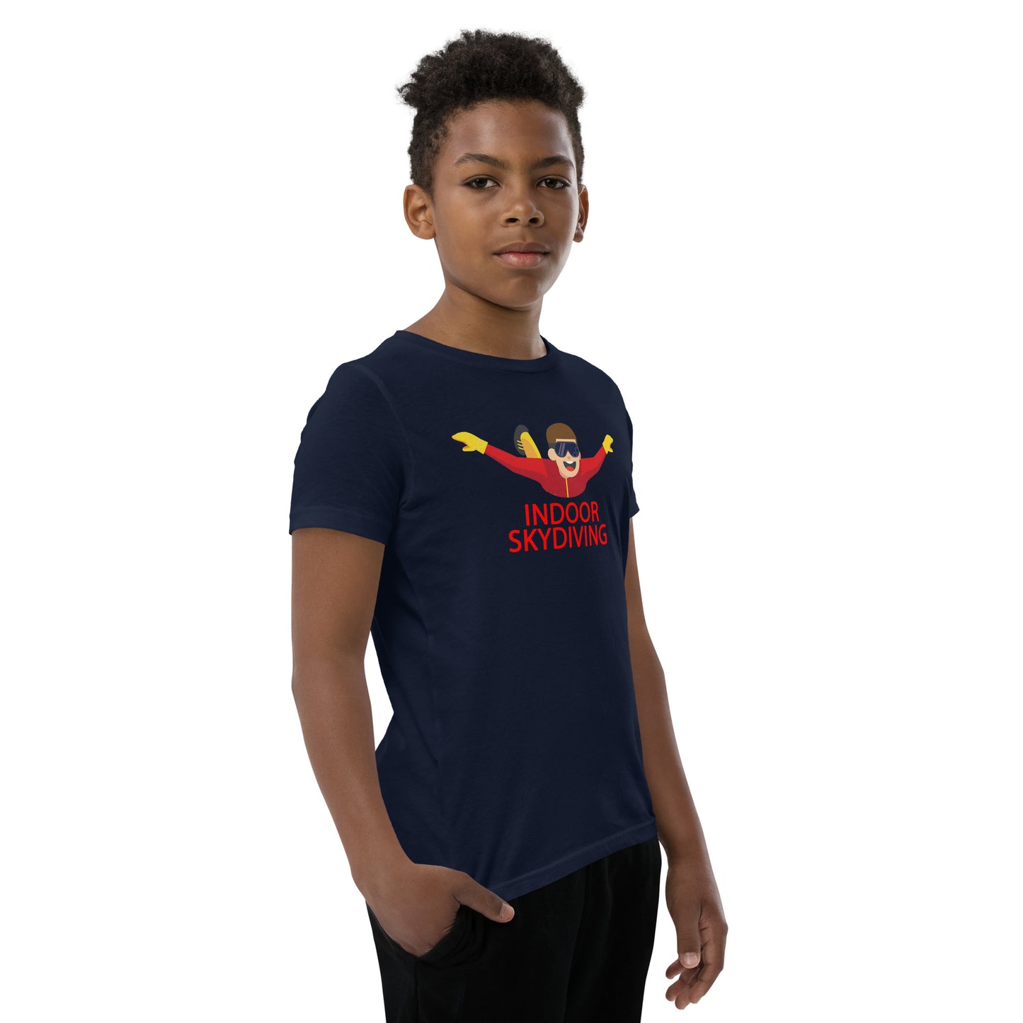 Indoor Skydiving Youth Short Sleeve T-Shirt