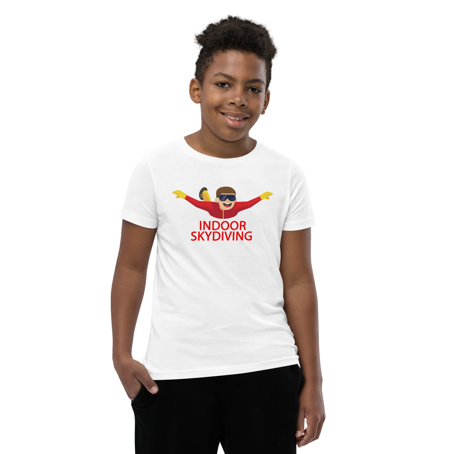 Indoor Skydiving Youth Short Sleeve T-Shirt