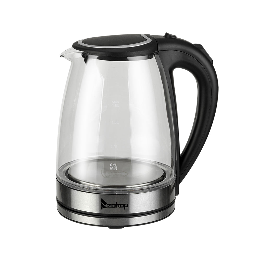 220V 2200W 1.8L Electric Glass Kettle UK Plug