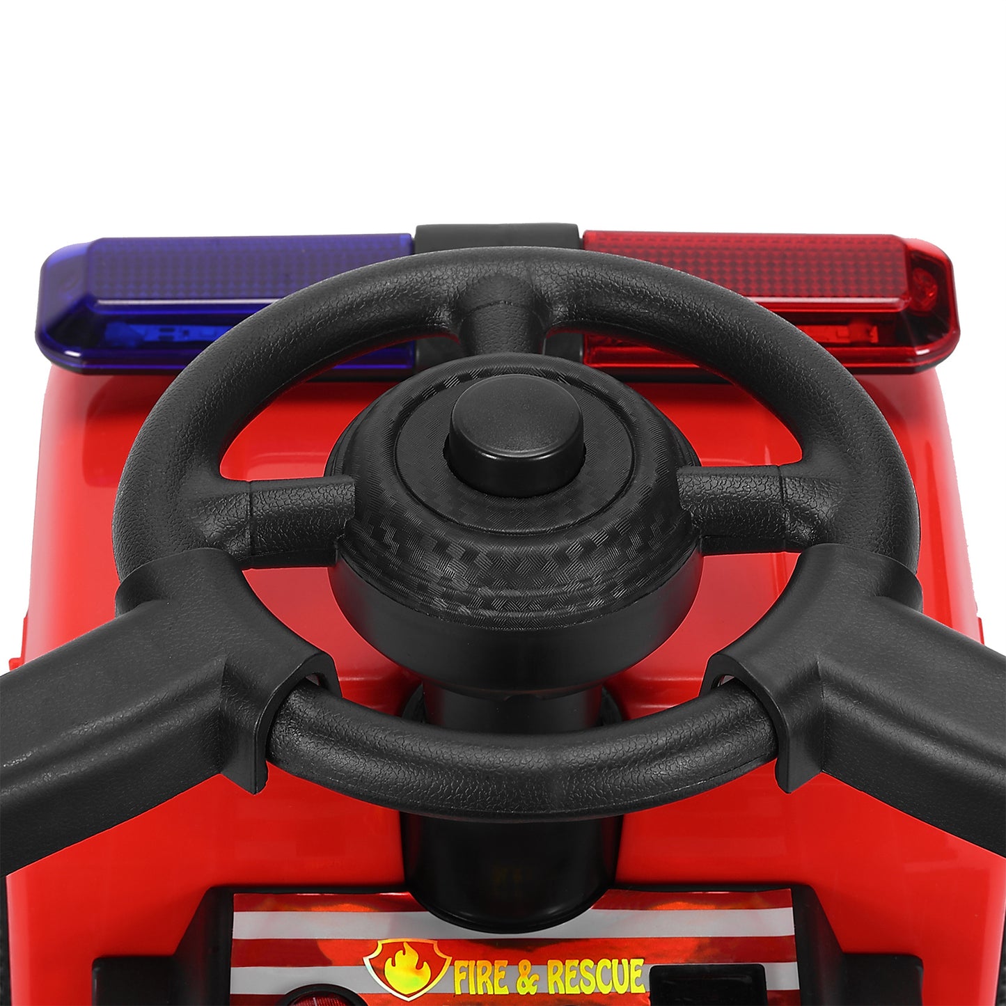 3 in 1 Ride On Fire Engine with Lights and Sounds - Suitable for 1 to 4 years