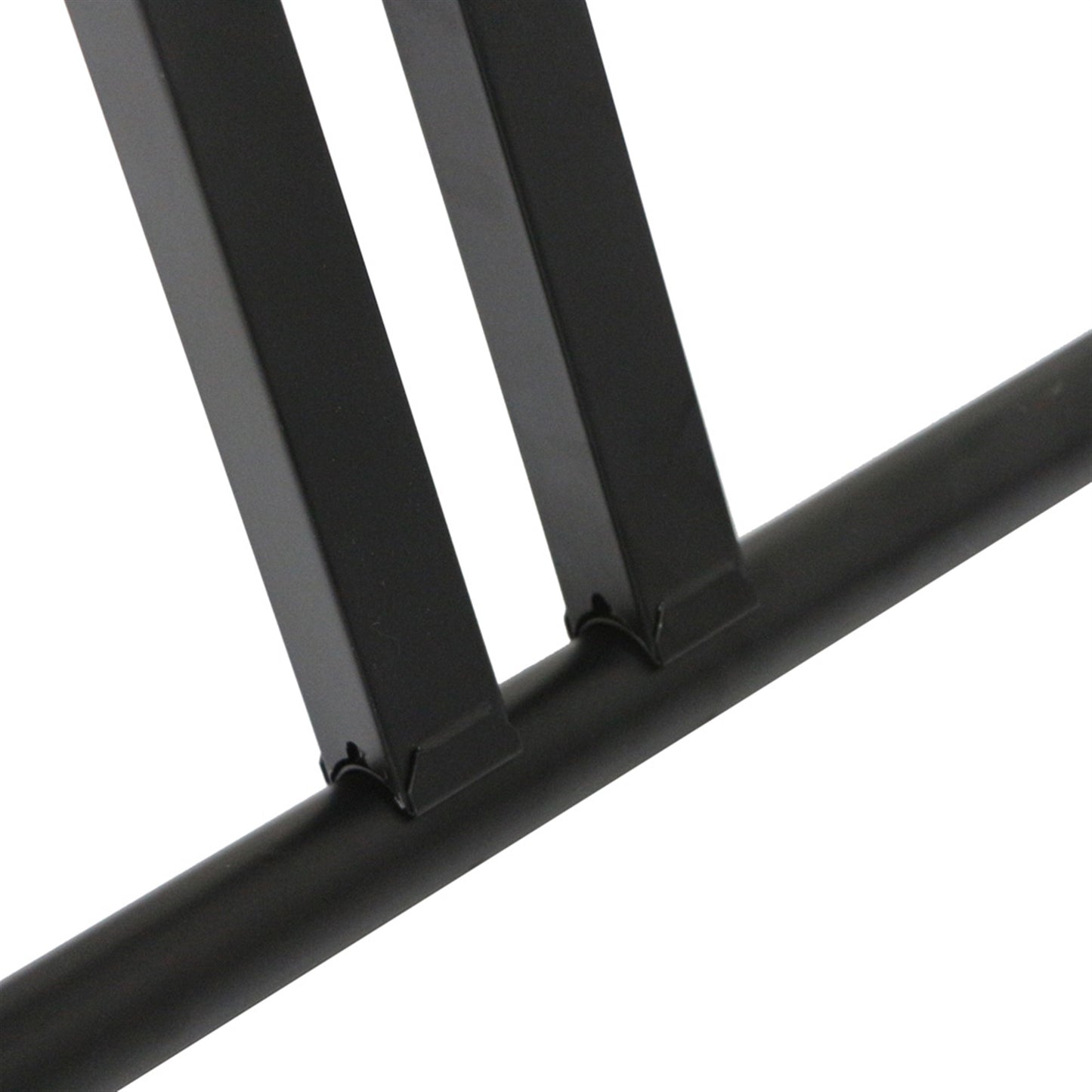 Glarry Dual-tube X-Shape Keyboard Stand Black