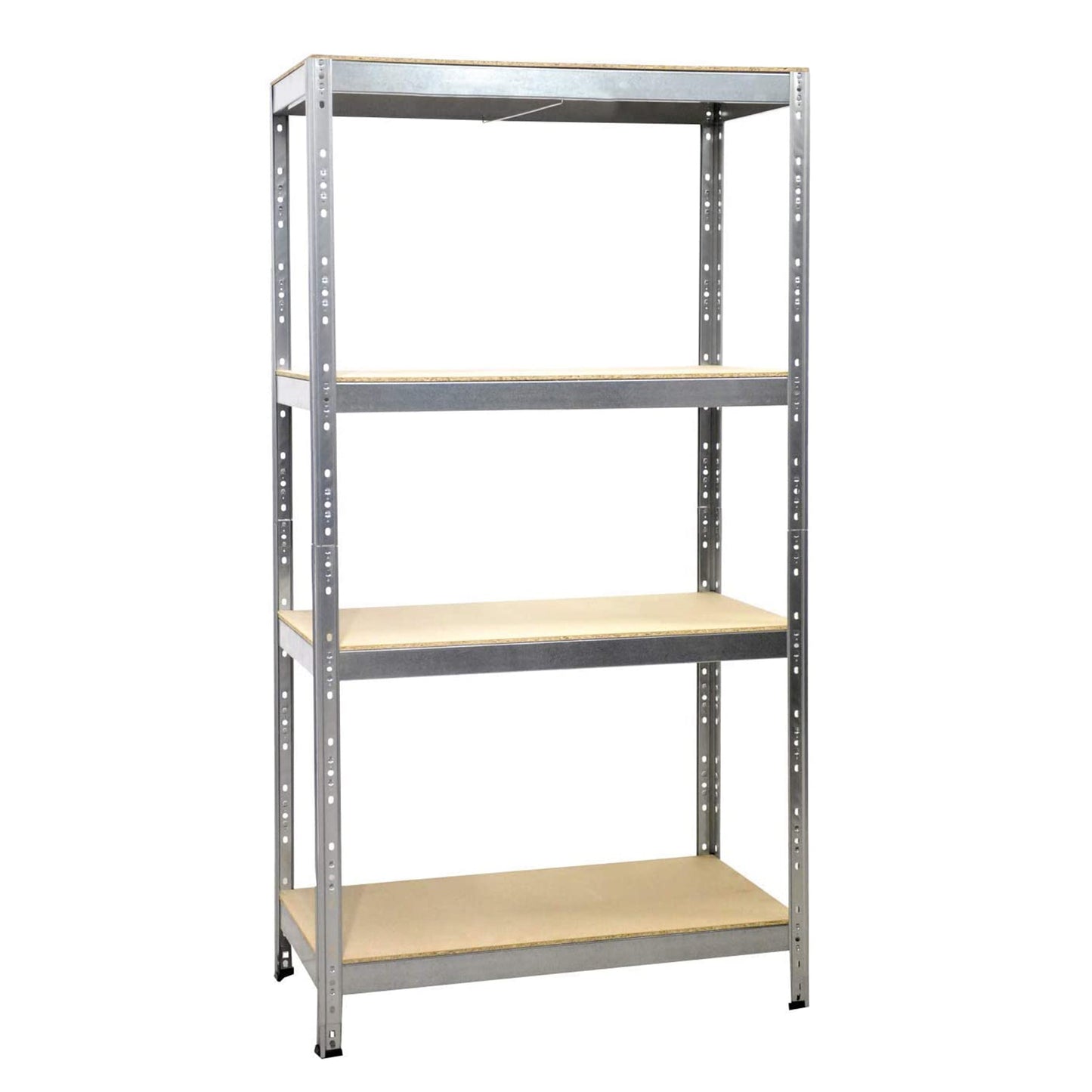 4 Tier Heavy Duty Metal Galvanised Shelving Rack Unit Garage Storage Shelf UK